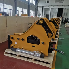 Heavy-Duty Hydraulic Rock Breaker 140mm Chisel