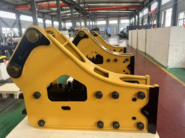 Heavy-Duty Hydraulic Rock Breaker 140mm Chisel